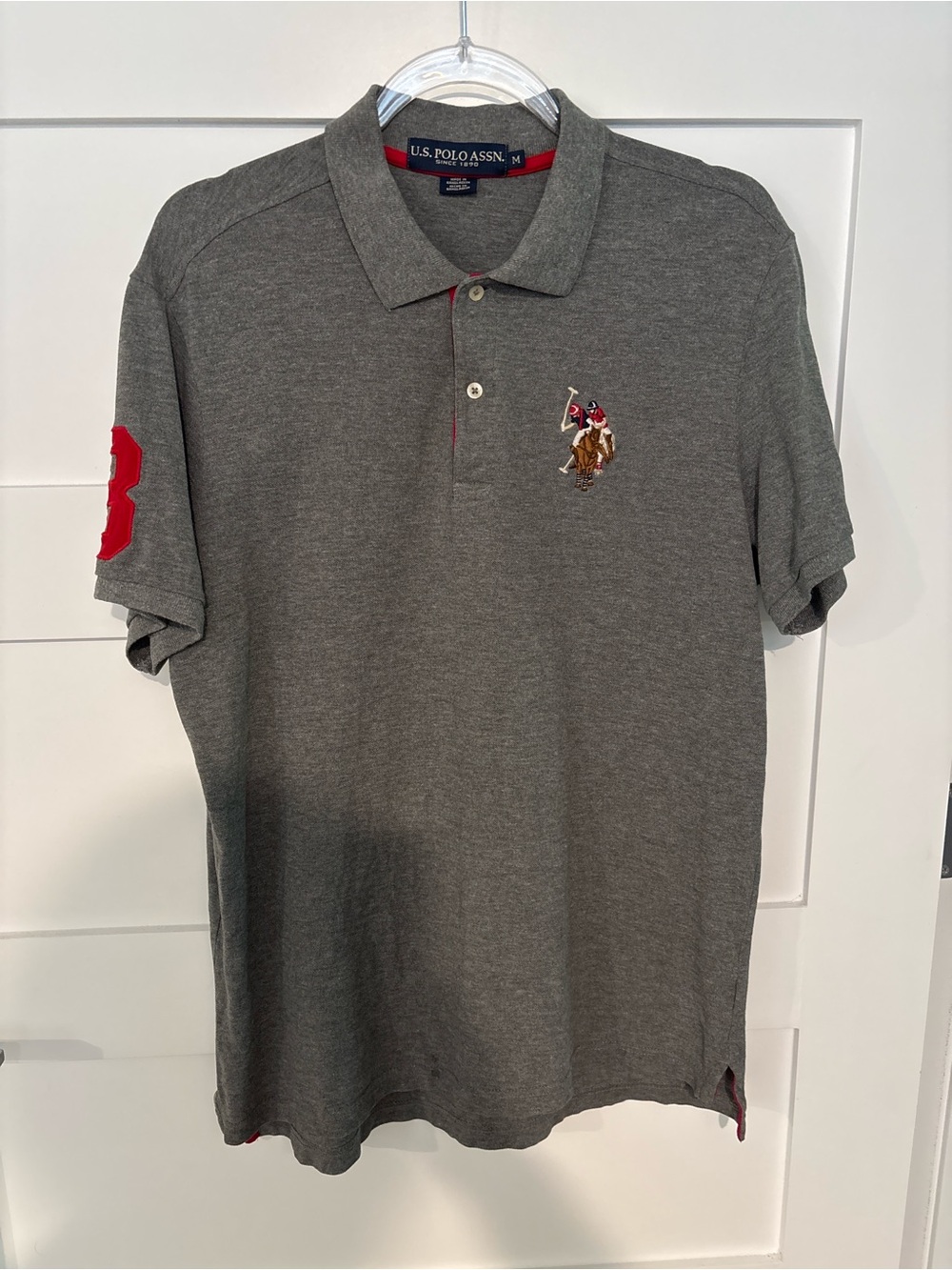 Polo Ralph Lauren Men’s Grey Sporty Polo Shirt
